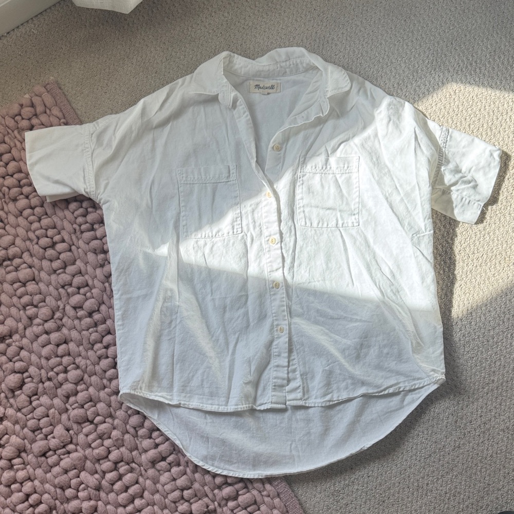 Madewell XS White Button Down women’s Shirt